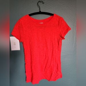 Express Short Sleeve Slub Tee Shirt Top